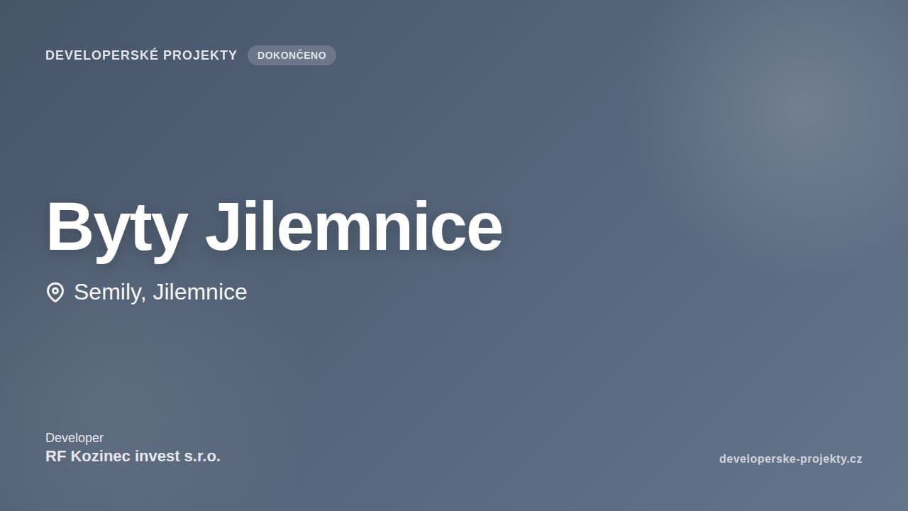 Byty Jilemnice