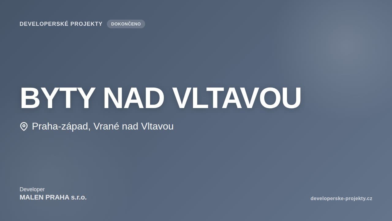 BYTY NAD VLTAVOU