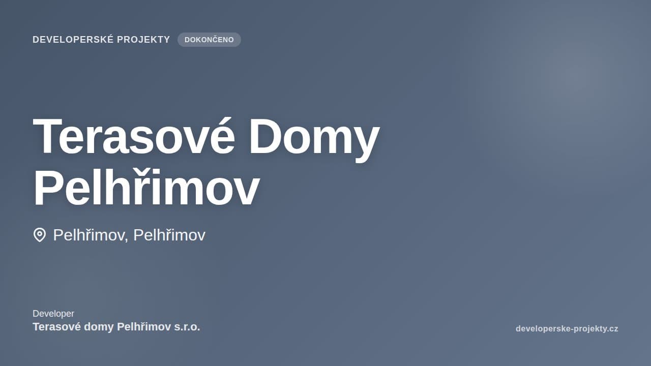 Terasové Domy Pelhřimov