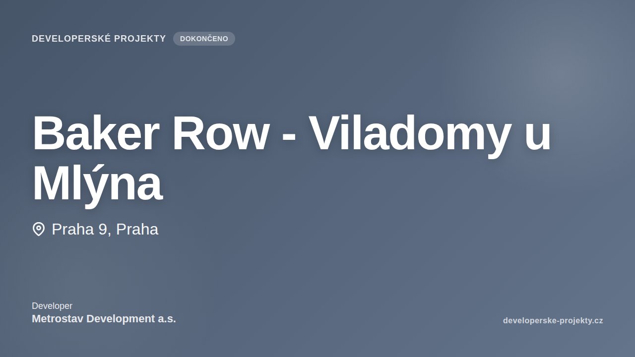Baker Row - Viladomy u Mlýna