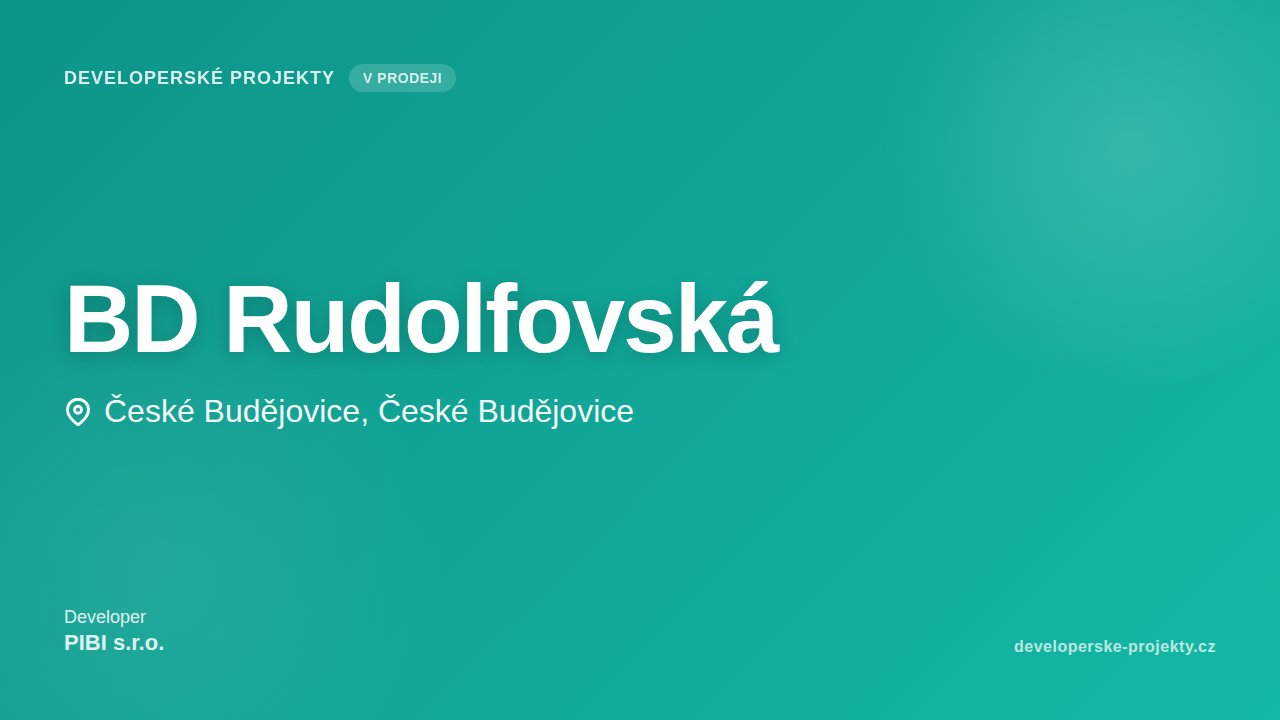 BD Rudolfovská