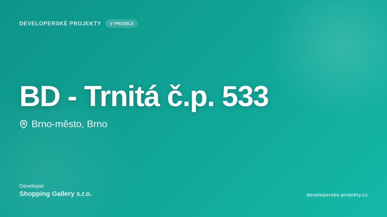 BD - Trnitá č.p. 533