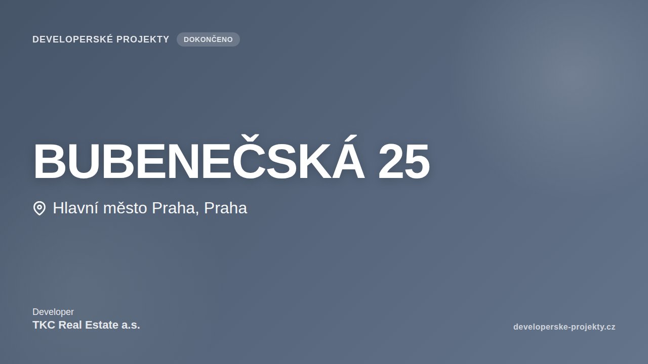 BUBENEČSKÁ 25