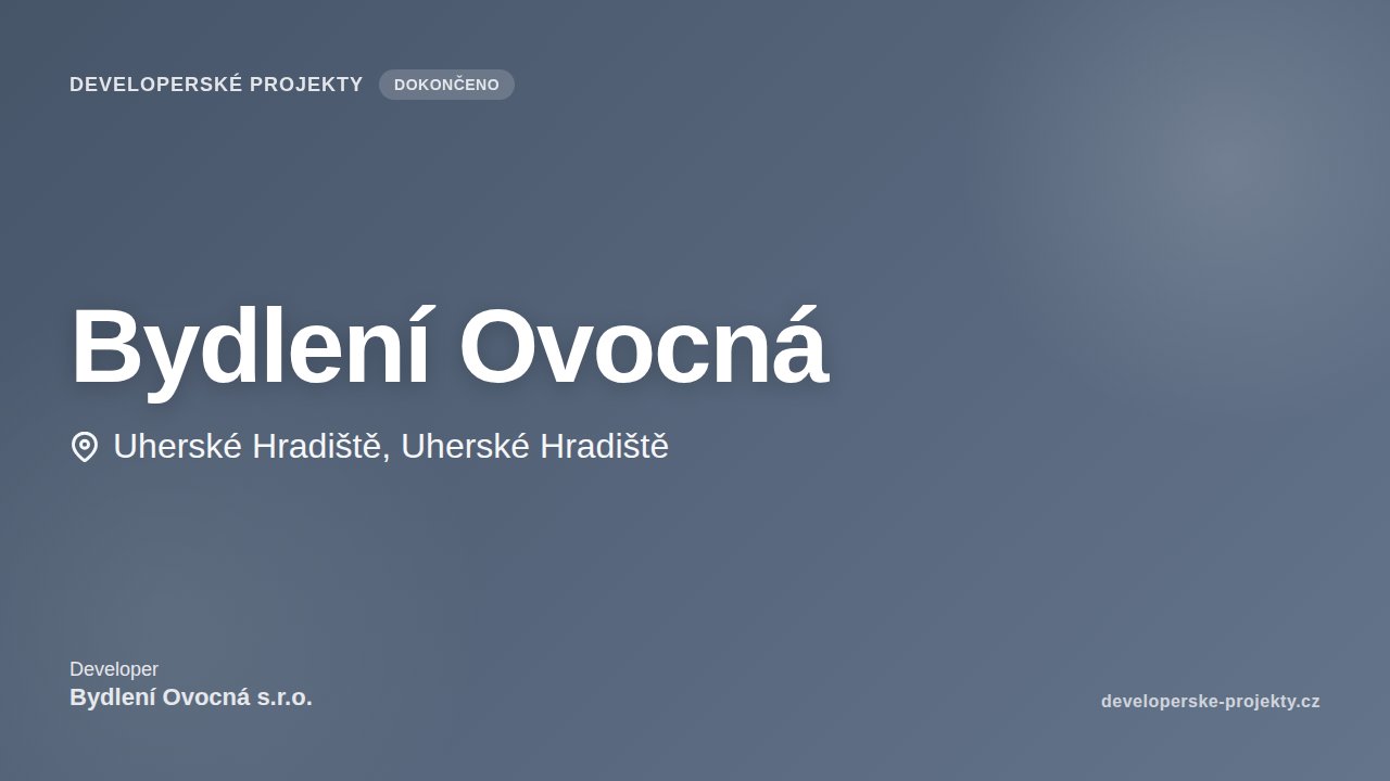 Bydlení Ovocná