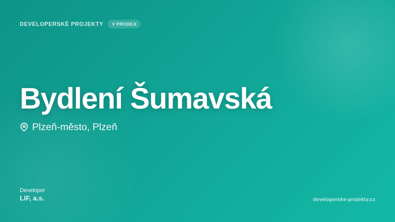 Bydlení Šumavská