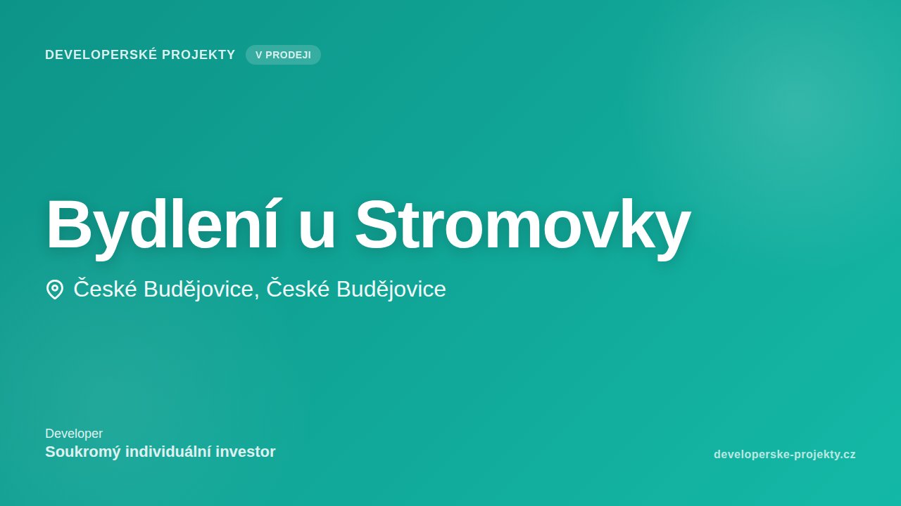Bydlení u Stromovky