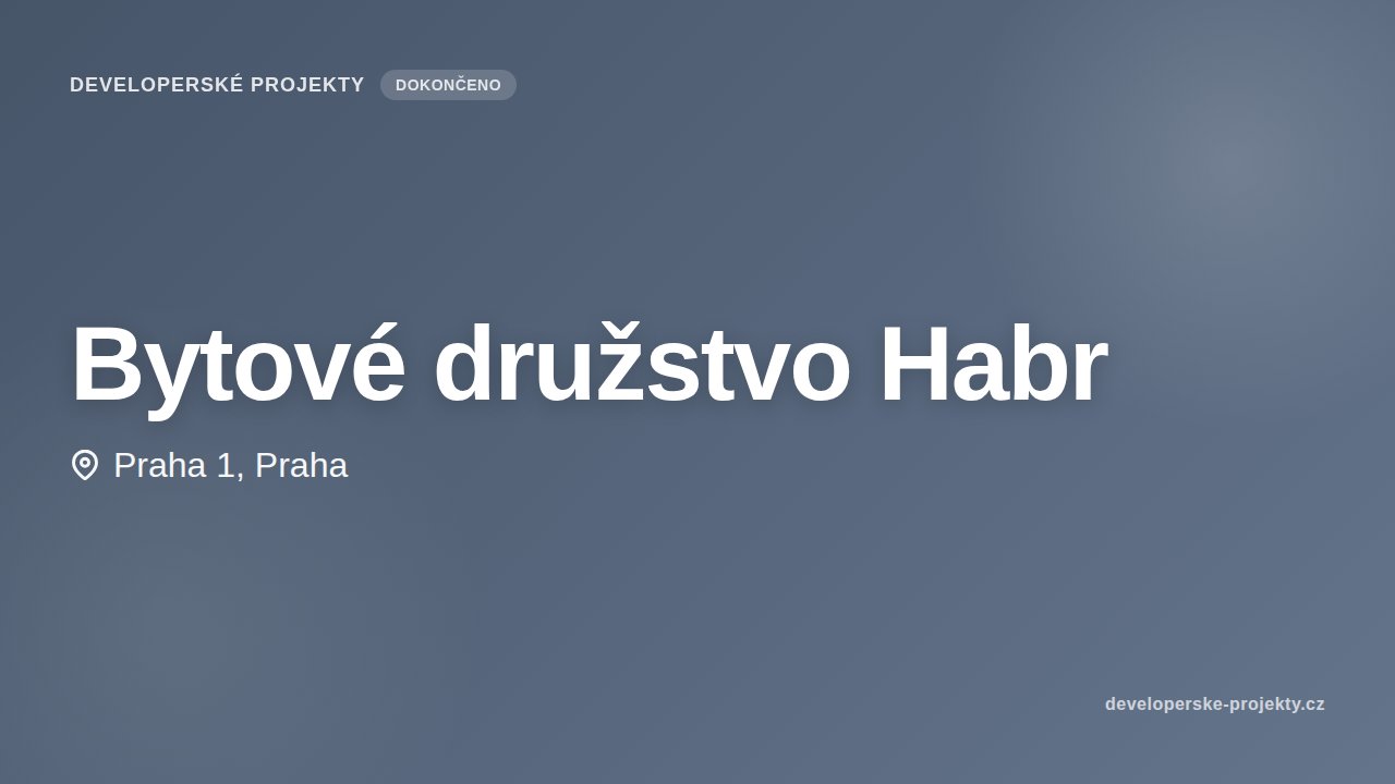 Bytové družstvo Habr
