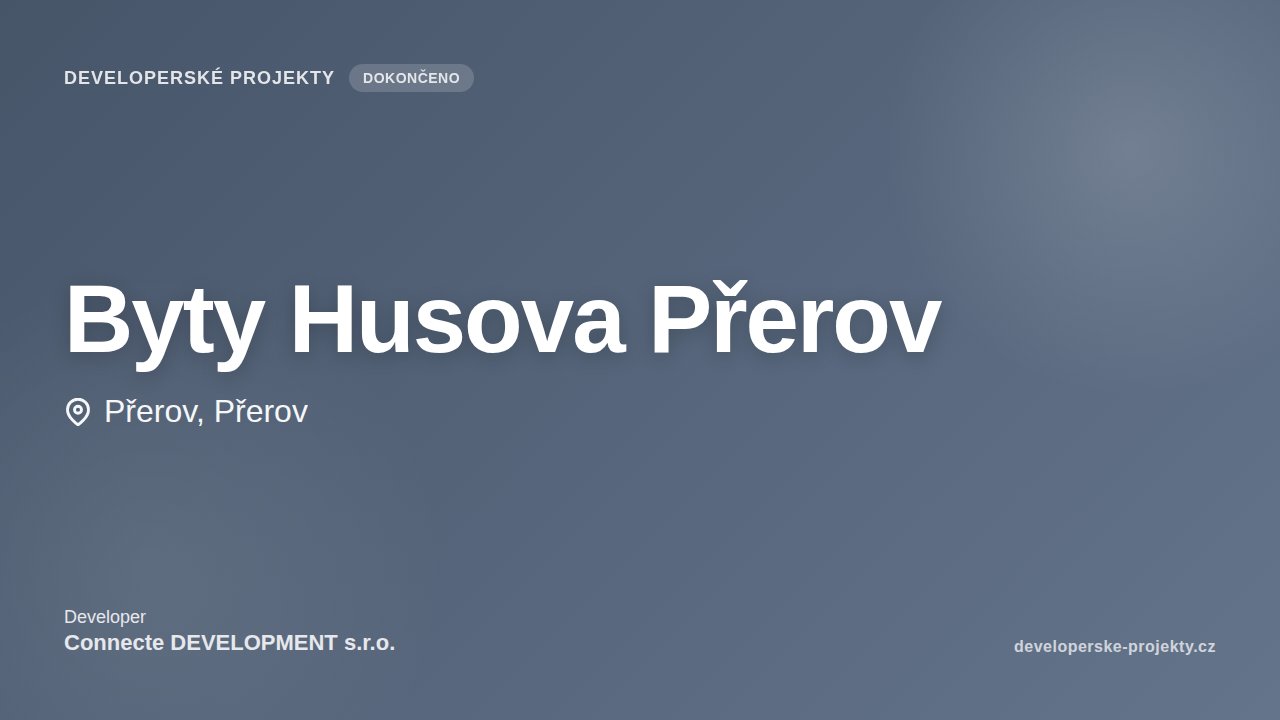 Byty Husova Přerov
