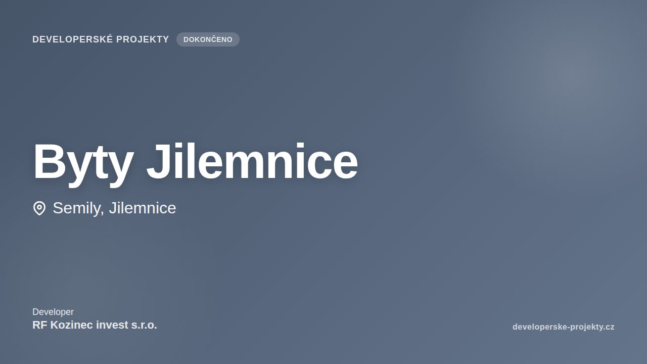 Byty Jilemnice