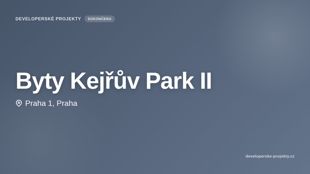 Byty Kejřův Park II