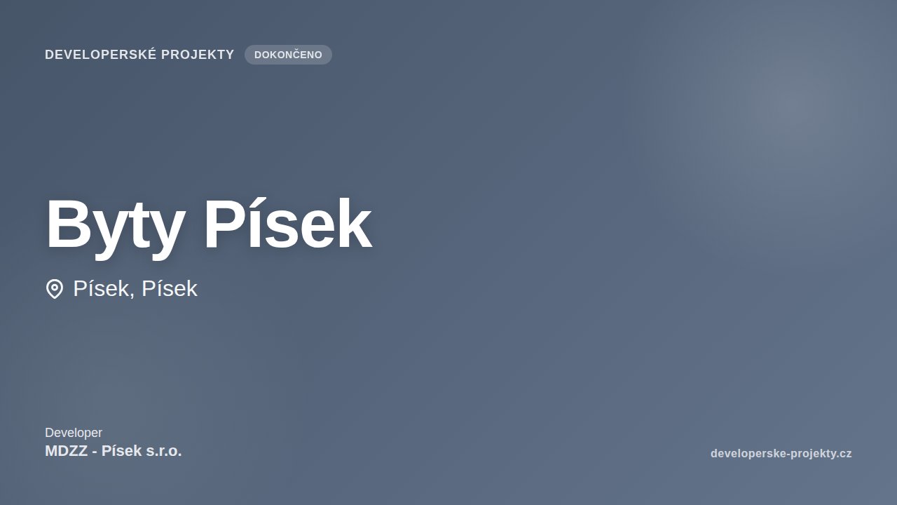 Byty Písek