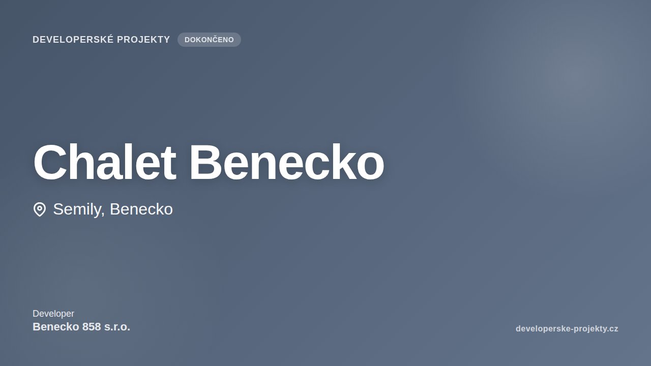 Chalet Benecko