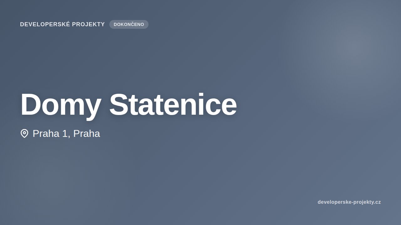 Domy Statenice