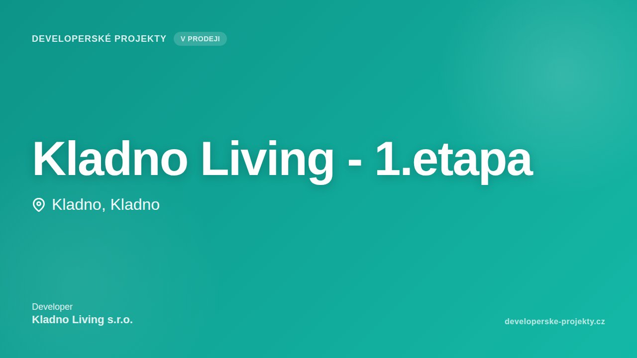 Kladno Living - 1.etapa