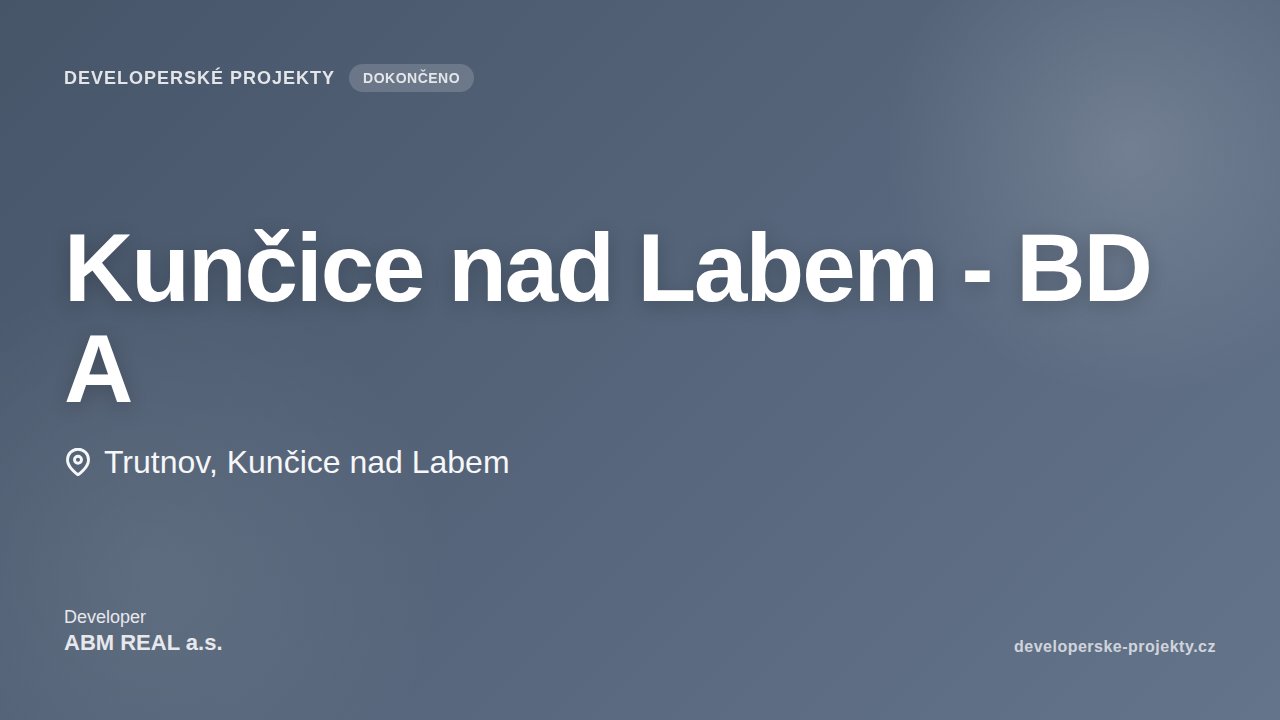 Kunčice nad Labem - BD A