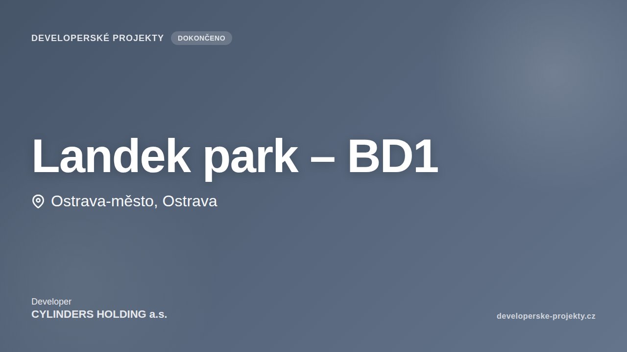 Landek park – BD1