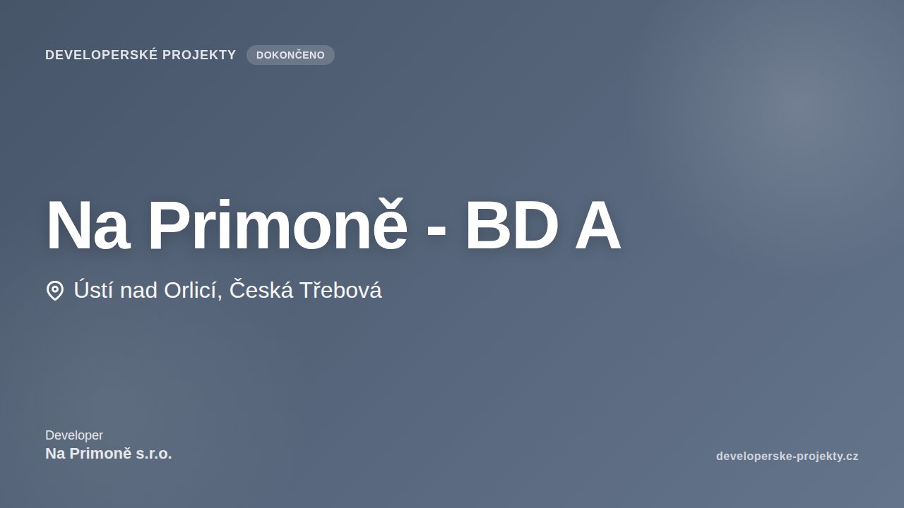 Na Primoně - BD A