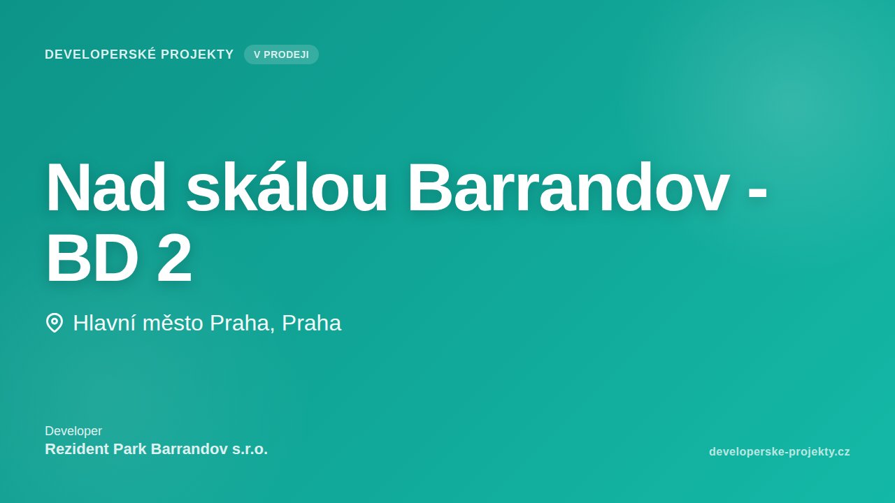 Nad skálou Barrandov - BD 2