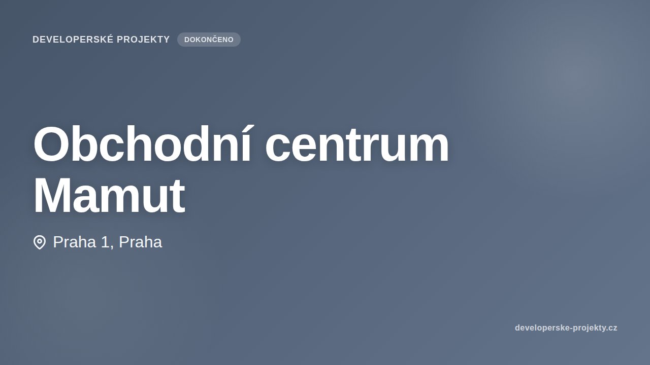 Obchodní centrum Mamut
