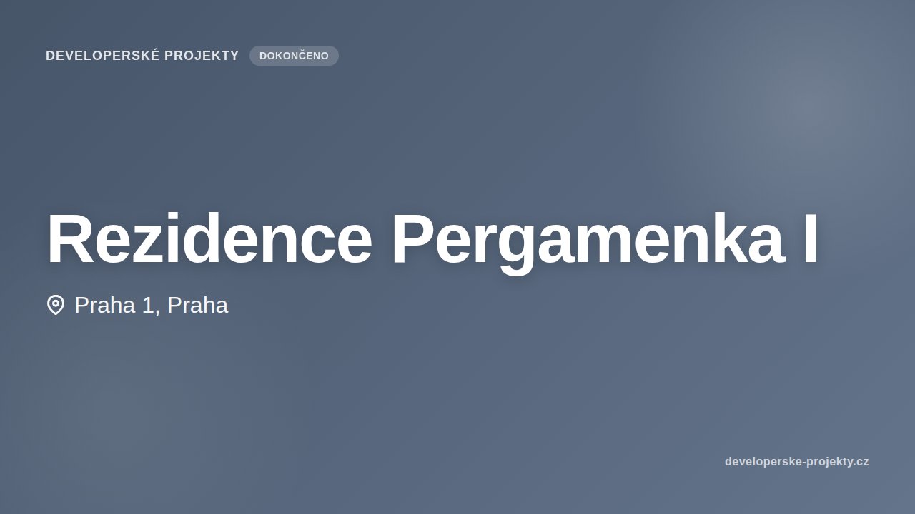 Rezidence Pergamenka I