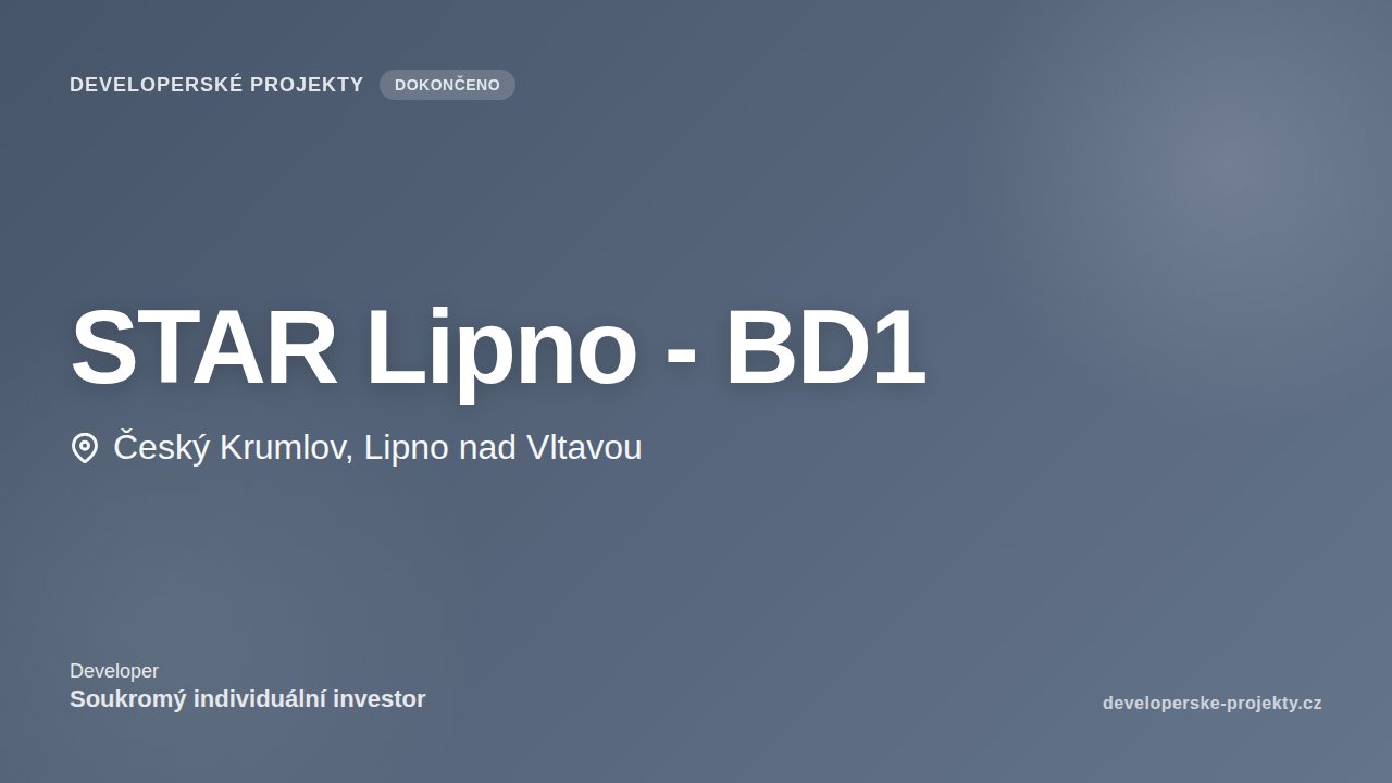 STAR Lipno - BD1