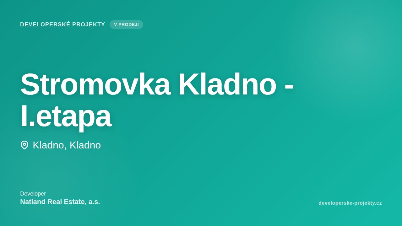 Stromovka Kladno - I.etapa