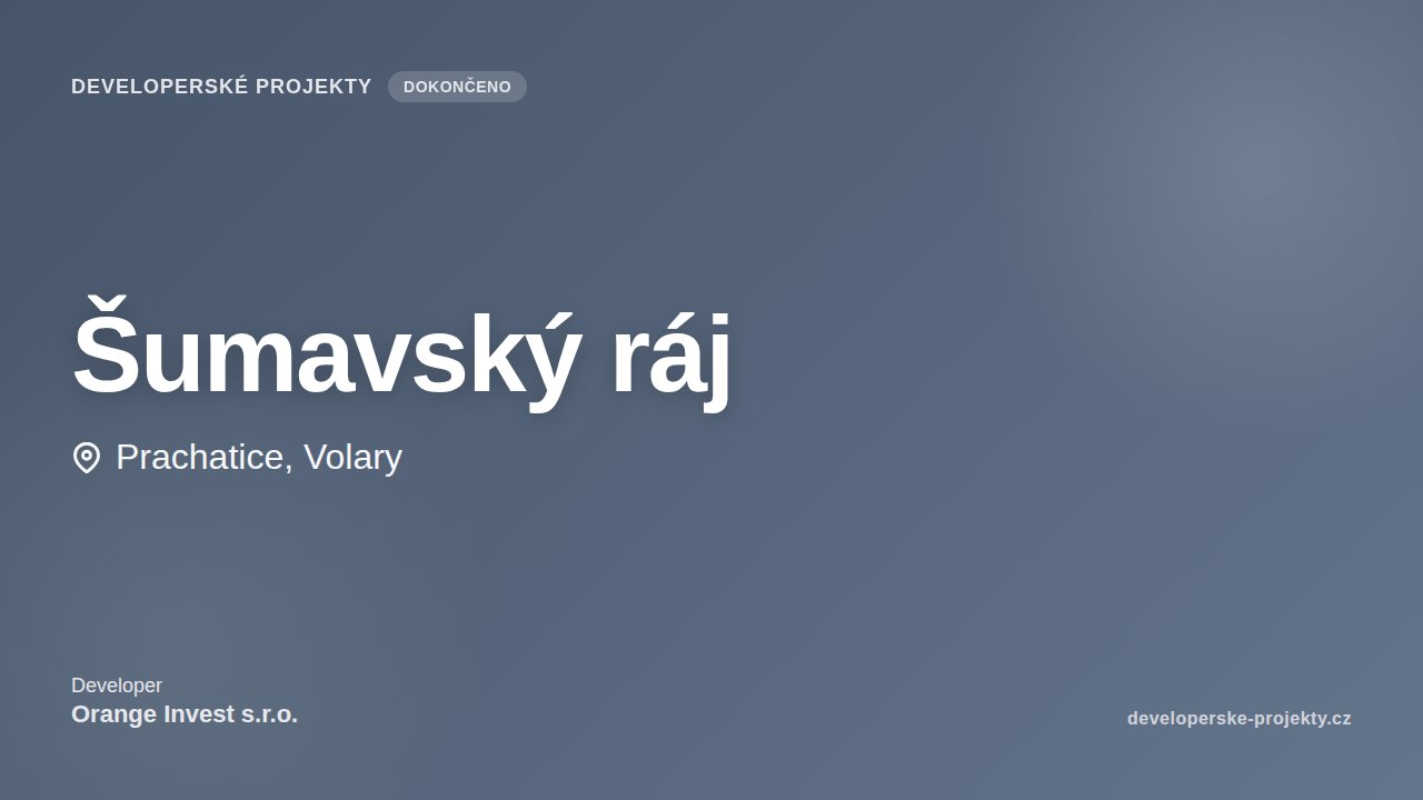 Šumavský ráj
