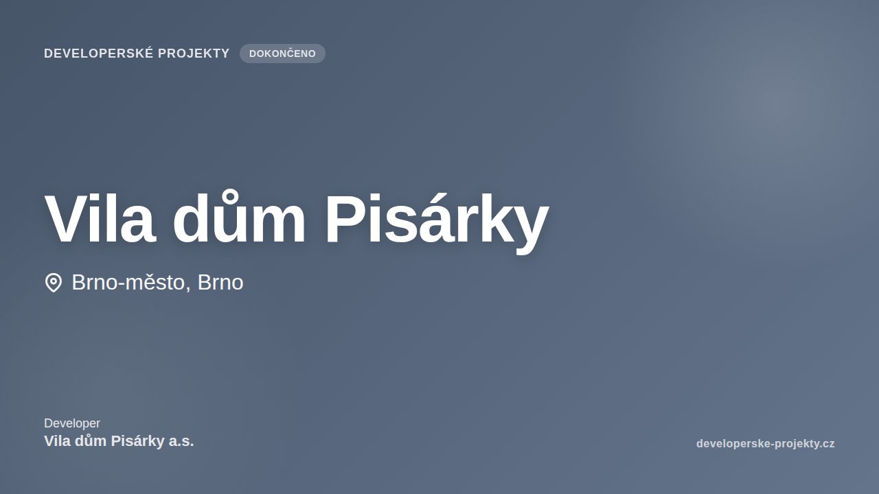 Vila dům Pisárky