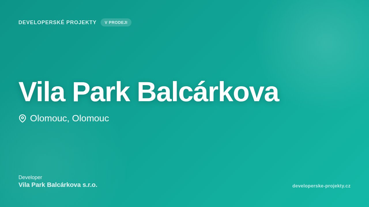 Vila Park Balcárkova