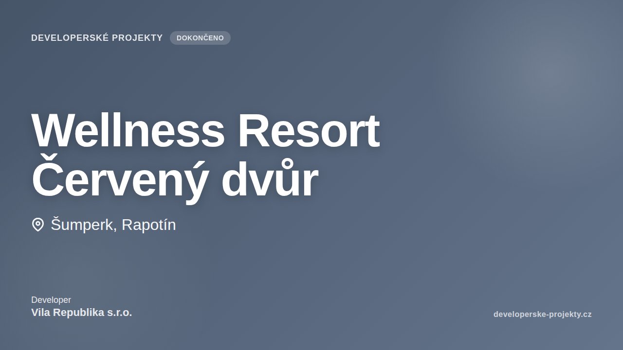 Wellness Resort Červený dvůr
